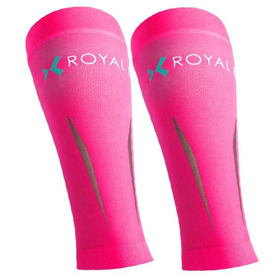 Royal Bay Motion - Kompresní lýtkové návleky - neon ruzova_pár.jpg